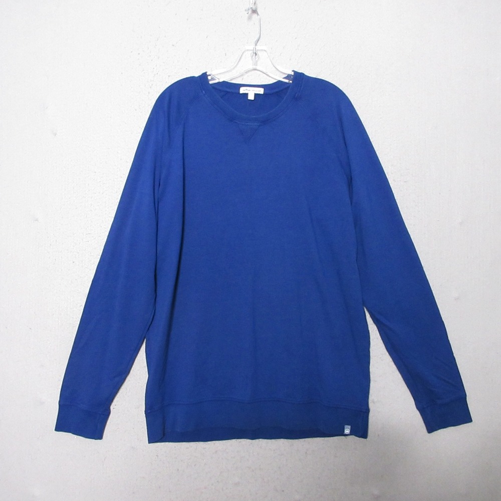 Peter Millar Sweatshirt Crown Lavawash Crew Neck Comfort Golf Preppy Casual